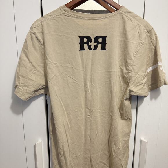 Rock Revival Sand Beige Aaric Graphic Print Short Sleeve T-Shirt Top Mens Size M - Picture 3 of 11